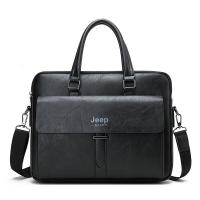 ราคา 2022 New Fashion Mens Bag Mens Briefcase Handbag PU Business Casual Shoulder Messenger Bag Large Capacity (19805132865)