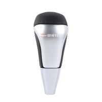 ราคา JDMGRAM หนัง PU รถ SHIFT KNOB สำหรับ Toyota Fortuner Corolla Camry HKS TRD เจ้าสาว MUGEN อัตโนมัติ Shifter LEVER KNOB สีดำเงินอุปกรณ์ตกแต่งภายในรถยนต์ (19442639663)