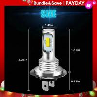 ราคา 2ชิ้น H7 H1 H11 H9 H8หลอดไฟ LED 9005 9006 HB3 HB4 CSP LED สว่างมากโคมไฟ DRL สีขาว6000K (21171033058)