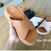 ราคา รองเท้าผู้หญิง FitFlop รุ่นส้นสูง แบบสวม ความสูง 3 4 cm แบบใหม่งานเกรด AAAน้ำหนักเบาใส่สบายไม่เจ็บขา size 36 40 (20606834080)