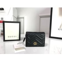 ราคา GUCCI กระเป๋าสตางค์ใส่บัตร GG MARMONT CARD CASE WALLET (21228358476)