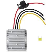 ราคา DC 36V 48V to 12V 20A Converter Voltage DC Regulator Reducer Step Down Buck Transformer Converter Power with Fuse (15814947088)
