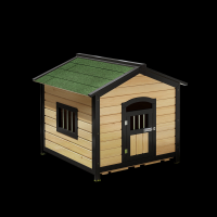 ราคา กรงไม้แข็งบ้านสุนัขสำหรับสัตว์เลี้ยงบ้านสุนัขใช้ได้ทั้งสี่ฤดูใช้ได้ทั่วไปกันฝนและกันน้ำได้กรงสุนัขที่นอนแมววิลล่าสุนัขขนาดใหญ่กลางแจ้ง (20613278100)