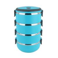 ราคา 4 Layer Stainless Steel Thermal Lunch Box Hot Sale Tiffin 4 box (19959284060)