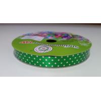 ราคา ริบบิ้นลายจุด ตราTW เบอร์2 ยาว50หลา ริบบิ้นพับเหรียญโปรยทาน (19669144364)