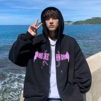 ราคา EERSHENSHI เสื้อกันหนาวมีซิปเสือสเวตเตอร์มีหมวกฮู้ดมีฮู้ดสำหรับผู้ชายเสื้อกันหนาวมีซิปและเสื้อโค้ทแบบหนาฤดูใบไม้ร่วงและฤดูหนาว (21020837494)