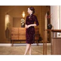 ราคา กี่เพ้ากำมะหยี่ กี่เพ้าสั้น กี่เพ้ายาว กี่เพ้าสวยๆ กี่เพ้าลายดอก พร้อมส่ง กี่เพ้า K4 K15 K9 (21193066669)