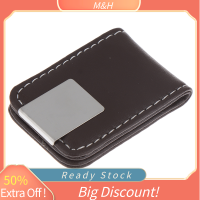 ราคา Lowest price MH 1ชิ้นกระเป๋าสตางค์หนัง PU กระเป๋าแม่เหล็กกระเป๋าใส่บัตรเครดิตธุรกิจ (20638815813)