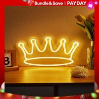 ราคา สัญลักษณ์นีออนป้ายนีออนมงกุฎสำหรับสัญญาณเครื่องตกแต่งฝาผนังแสงไฟมงกุฎไฟนีออนสีขาวอุ่นแบบ USB สำหรับตกแต่งบาร์ห้องนอนเด็กงานแต่งงาน (19382962509)