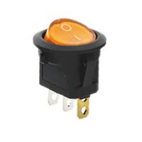 ราคา สวิตช์กลม เปิด ปิด พร้อมไฟ LED DC 12V 20A ขนาด 20 มม KCD1 5 101EN ON OFF Round Rocker Toggle Switch Push Button Sw (18482519054)