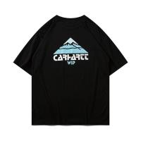 ราคา Carhartt เสื้อยืดแขนสั้นผ้าฝ้ายรอบคอหลวมสำหรับคู่รักชายและหญิงพิมพ์ลายภูเขาหิมะแบบคลาสสิก (20336253235)