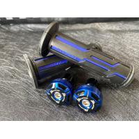 ราคา ถูกสุด งานคุณภาพมากๆ ปลอกแฮนด์ เดโทน่า ปลอกมือDaytona พร้อม อุดปลายแฮนด์ Js Racing น็อตอุดปลายแฮนด์ สีน้ำเงิน สีแดง (19339047499)