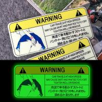 ราคา สติกเกอร์อนิเมะ JDM สติกเกอร์รถแบบไบนารีสติกเกอร์เตือนสะท้อนแสงสติกเกอร์รถเรืองแสง In The Dark สติกเกอร์รถอนิเมะคำเตือนการปรับเปลี่ยนยานพาหนะไฟฟ้ากระจกรถจักรยานยนต์สติกเกอร์ป้องกันรอยขีดข่วน (16993823