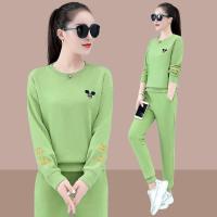 ราคา VESTLINE ชุดเซต 2 ชิ้นผู้หญิง2020ใหม่นักเรียนเกาหลีแฟชั่นชุดกีฬาหลวงขนาดใหญ่เสื้อกันหนาวแนวโน้มสองชิ้น (4133660387)