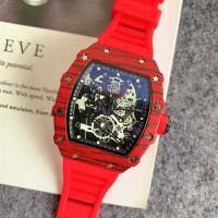 ราคา Fashion luxury Brand RM Womens Watch Casual Sport Silicone jelly woman man couples steel calendar Quartz Wood grain Watches (12726498839)