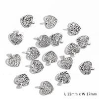 ราคา จี้โลหะผสมรูปหัวใจสีเงินสําหรับทําเครื่องประดับ (19894037612)