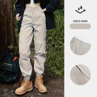 ราคา อูฐหญิงน้ำต้านการซึมผ่านกางเกงหญิงกางเกงกีฬาทำงานหลวม (20697463110)