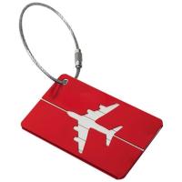 ราคา Luggage Tags For Suitcases Aluminum Metal Airplane Pattern Business Card Holder With ID Name Luggage Tags Travel ID Bag Tag For Travel Luggage Baggage Identifier wondeful (16999726953)