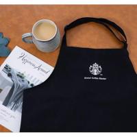 ราคา FLAND Starbucks ผ้ากันเปื้อน ลายบาริสต้า สีเขียว และสีดํา สําหรับคริสต์มาส (20581725898)