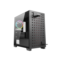 ราคา เคสคอมพิวเตอร์ พร้อมขาจับหูฟังและฐานตั้งเล็ก ๆ AZZA ELISE MICRO ATX MID TOWER GAMING CASE (19615766271)