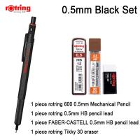 ราคา Rotring ดินสอกลไกอัตโนมัติดินสอสีดำ สีเงินขนาด600 0 5มม 0 7มม สีตัวเครื่องเป็นโลหะ (12148086165)