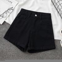 ราคา HOT14 ส่งไวจากไทย SELLDA S 5XL ผู้หญิงเกาหลีกางเกงยีนส์ขาสั้น เอวสูงเรียบๆกางเกงขาสั้น (20917332414)