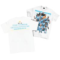 ราคา เสื้อยืดพรีเมี่ยมแมนซิตี้ 3 แชมป์ Man City champion Bootleg T shirtS 5XL (20085465648)