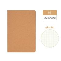 ราคา สมุดปกน้ำตาล สมุดโน๊ต สมุดมีเส้น A5 B5 นักเรียนเขียนง่าย กระดาษถนอมสายตา สมุดมีเส้น สมุดสันเย็บลวด (18590490995)