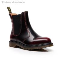 ราคา รองเท้าผู้ชาย รองเท้าบูท Dr Martens Air Wair 2976 รองเท้าบู๊ตเชลซีรองเท้าบูทมาร์ตินหนังชั้นสูง Crusty Couple Models Shoes (9854079842)