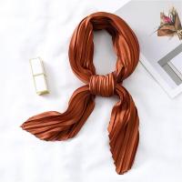 ราคา KOKLO CO ผ้าพันคออัดพลีท ผ้าคาดผมพลีท ผ้าคลุมไหล่ ผ้าโพกหัว 70x70 KOSFSK017 (6554476932)