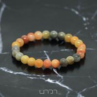 ราคา Navastone กำไลหินแท้ หินหยกน้ำผึ้ง 3 สี สีธรรมชาติ ขนาด 8 มิล Honey Jade เสริมโชคลาภทางการเงิน ดึงดูดความมั่งคั่งร่ำรวยทรัพย์สิน สร้อยหินนำโชค กำไลหินนำโชค หินนำโชค หินมงคล หินสี หินสีส้ม หินสีเหลือง 