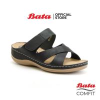 ราคา Bata COMFIT รองเท้าเพื่อสุขภาพ Comfortwithstyle รองเท้าลำลอง รองเท้าลำลองแบบสวม รองเท้าเปิดส้น สำหรับผู้หญิง สีดำ รหัส 6616233 (8168967825)