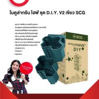 ราคา กระถางต้นไม้ สไตล์โมเดิร์น SCG โมดูล่ากรีน ไฮฟ์ ชุด D I Y V2 (21241760158)
