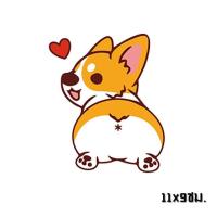 ราคา สติกเกอร์ลายน้องหมา ติดรถยนต์ กันน้ำ กันแดด 100 (20657516325)