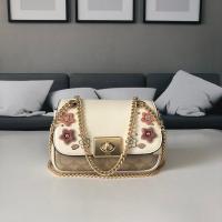 ราคา Coach เดิม73057 Dinky Cassidy กระเป๋าทรงสี่เหลี่ยมขนาดเล็กมีโซ่ไหล่กระเป๋าสะพายข้าง100 (20422888386)