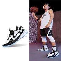 ราคา Ready Peak magic bullet technology basketball shoes mens shoes low top actual combat students black and white wear resistant mens sports shoes DA130001 (19956975874)