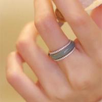 ราคา TIMESWIND พร้อมใบรับรองยอดนิยมแหวน S925คู่หยกสีเขียวอ่อนธรรมชาติ (20264540341)