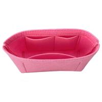 ราคา ผู้จัดงานกระเป๋าสอดสักหลาดสำหรับ LONGCHAMP Tas Kosmetik จัดเก็บกระเป๋ามีผ้าซับในขนาดเล็ก (19687330295)