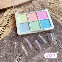 ราคา ผงเมทาลิคอัดแข็ง 1 ตลับ 6 ช่อง ขัดง่ายผงไม่ฟุ้ง (20119971362)