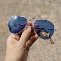 ราคา แว่นกันแดด กรอบแว่นตา แว่นตาวินเทจ ชินตา แว่นเก่าเก็บยุค 90s รุ่น Little Blue 90s ทรงตี๋ใหญ่ ขนาดเล็ก กรอบสีเงิน เลนส์สีน้ำเงิน แข็งแรงวินเทจ (17017491026)