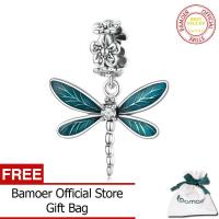 ราคา BAMOER ของแท้925เงินสเตอร์ลิงจี้แมลงปอสวยจี้เครื่องรางพอดีสร้อยข้อมือหรือสร้อยคอเครื่องประดับแฟชั่น BSC521 (10147497463)