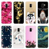 ราคา สำหรับ Samsung Galaxy A8 A8 พลัส 2018 Case SM A730F Soft TPU น่ารักทาสีปกโทรศัพท์สำหรับ Samsung A8 ปลอก 6 0 (2690774171)