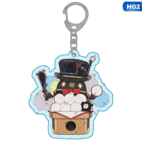 ราคา เกม Identity V 6อะคริลิคCMพวงกุญแจKeyringรุ่นQ (6839962993)