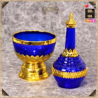 ราคา ชุดกรวดน้ำ ลายไทยวิจิตร ที่กรวดน้ำคุณภาพดี ชุดกรวดน้ำพลาสติก ลายไทยสวยงาม (14664736076)