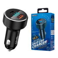 ราคา หัวชาร์จรถRemax RCC215 Car Charger Dual Port 58 5 W หัวชาร์จรถ 2 ช่อง Type C PD 36W USB QC 22 5W (12396335588)