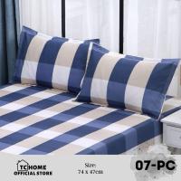 ราคา Premium Cotton Pillowcase Sarung Bantal Tidur Murah Cadar Bedsheet Pillow Case Bed Head Cover (16487196771)