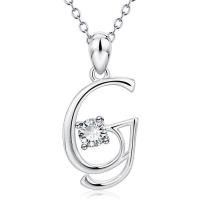 ราคา Frascati A Z เริ่มต้นตัวอักษรตัวอักษรจี้สร้อยคอ เงินแท้ 925 (1700008352)