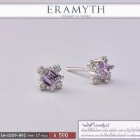 ราคา Eramyth J เอรามิท ต่างหู พลอยแท้ ลายดอกพิกุล ตัวเรือน เงินแท้ 92 5 สินค้ามาตรฐานส่งออก SH 0209 R (14619366603)
