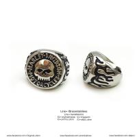 ราคา แหวนHarley davidson Skull แหวนฮาเล่กะโหลก กระโหลก ฮาเล่ แหวนhaley สแตนเลสแท้ stainless 316l แหวนผู้ชาย แหวนแฟชั่น แหวนเท (6458966714)