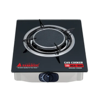 ราคา HANABISHI เตาแก๊ส เตาแก๊สหัวเดี่ยว หน้ากระจก รุ่น HGS 909 สีดำ รับประกันสินค้านาน 1 ปี (21166260279)